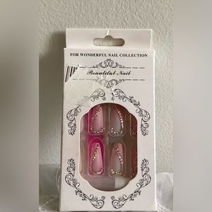 Beautiful Nail French Tip Press On Nails